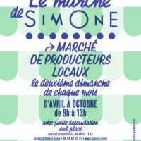 Le marché de producteurs locaux de simone !