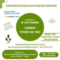 Relaxation hebdomadaire