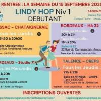 LINDY HOP DEBUTANT - BORDEAUX - Salle Hâ 32