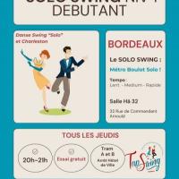 SOLO SWING / CHARLESTON DEBUTANT - Bordeaux - Salle Hâ 32