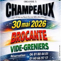 BROCANTE &amp; VIDE-GRENIERS à CHAMPEAUX (77), le 30/05/2026