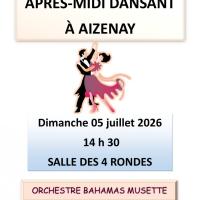 Après-midi dansant avec orchestre