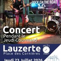 Concert du groupe Rock on the Road lors du Jeudi Gourmand