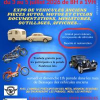 6ème bourse auto moto cyclo Exposition de véhicules anciens