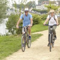 A vélo sur la voie verte