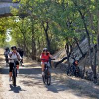 A vélo sur la voie verte