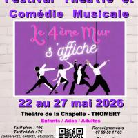 Le 4ème mur s'affiche : 6 jours de théâtre et de comédie musicale à Thomery !
