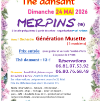 Thé dansant à MERPINS 24 mai 2026