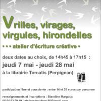 Vrilles, virages, virgules, hirondelles • Atelier d'écriture