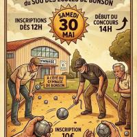 Concours de pétanque du Sou des écoles