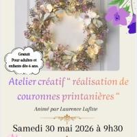 Atelier créatif "réalisation de couronnes printanières"