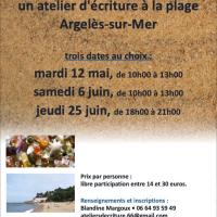 Le sable, un certain silence • Atelier d'écriture à la plage