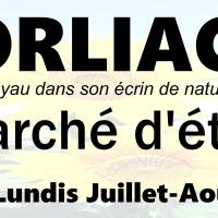 Marché d'été à Orliac