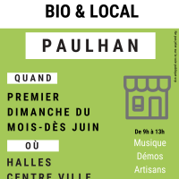 MARCHÉ ALIMENTAIRE BIO ET LOCAL DE PAULHAN
