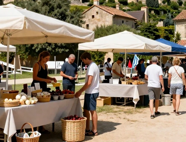 Marché traditionnel estival de Villeréal