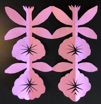 Atelier papier découpé avec l’association Chin’alco