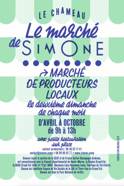 Le marché de producteurs locaux de simone !
