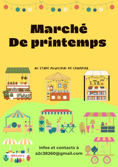 Marché de printemps de Champier