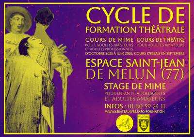 Cycle de Formation Théâtrale et de Mime à Melun