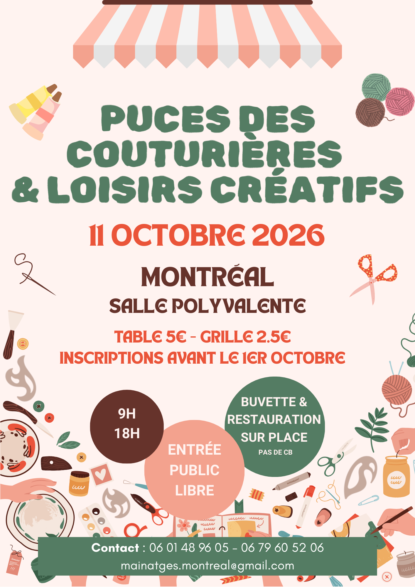 Puces des couturières et loisirs créatifs
