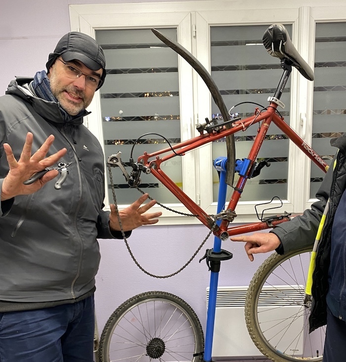 Atelier d'auto-réparation vélo