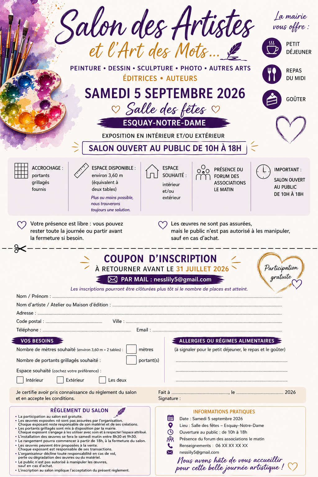 Salon des Artistes et l'Art des Mots