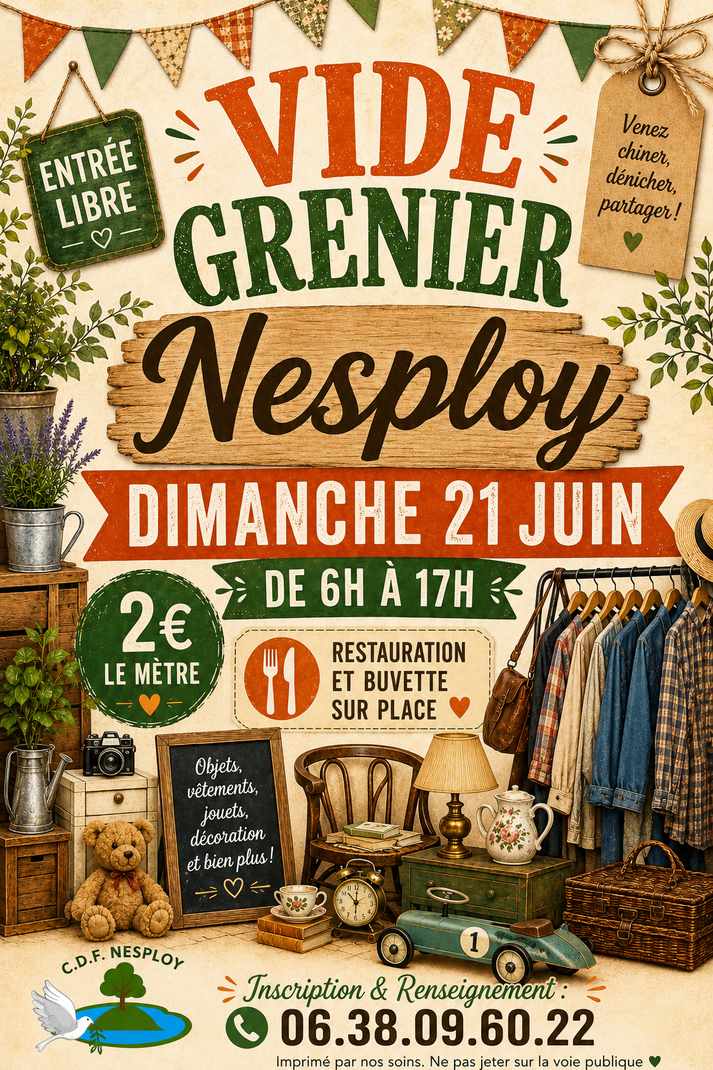 Vide grenier de Nesploy