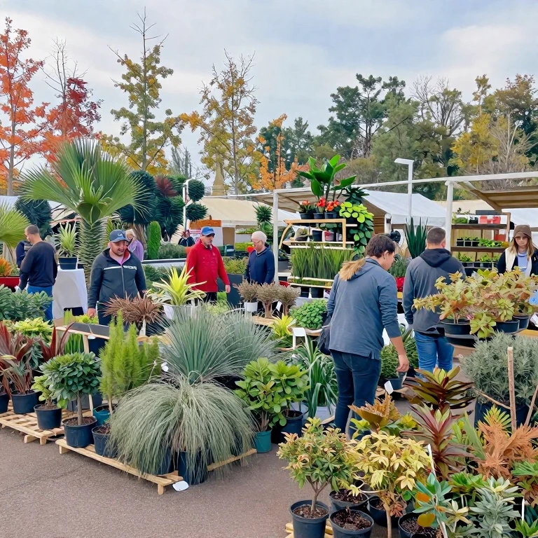 Marché aux fleurs et aux plants