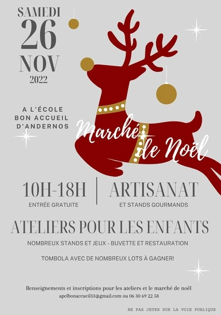 Marché de Noël à l'Ecole Bon Accueil