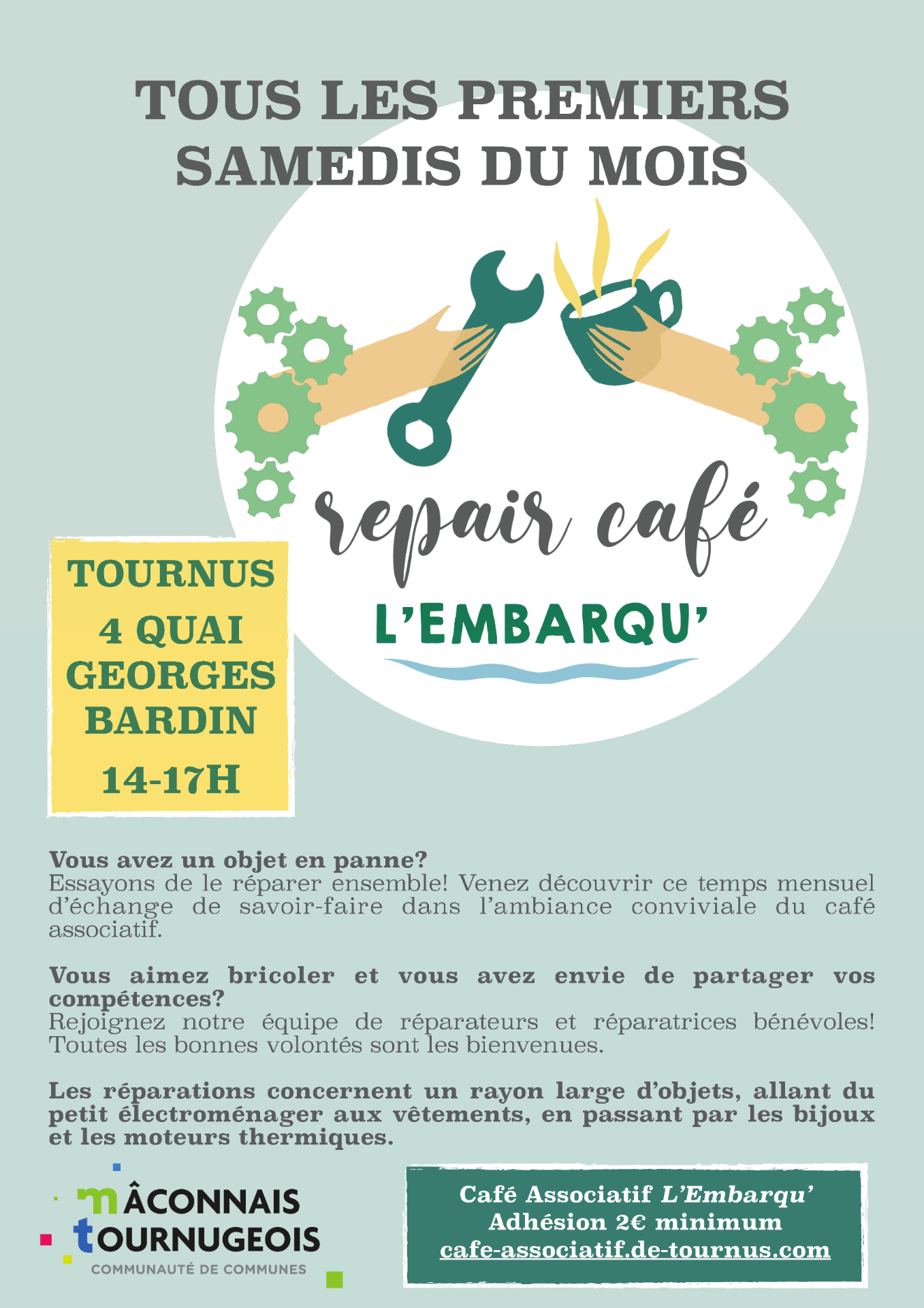 Repair-café à l’Embarqu