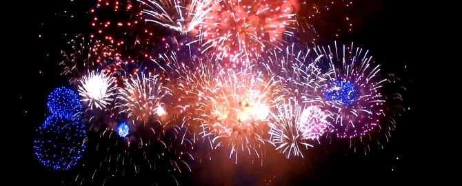 Feu d’artifice le 13 juillet à 23h00