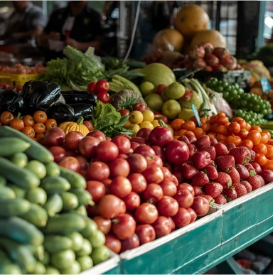 Le marché hebdomadaire le vendredi