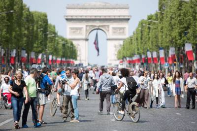 Champs Libres ! Dimanche piéton et cycliste aux Champs-Élysées