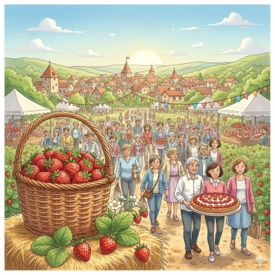 FETE DE LA FRAISE ET FOIRE AUX CHIENS AUX ROSIERS SUR LOIRE