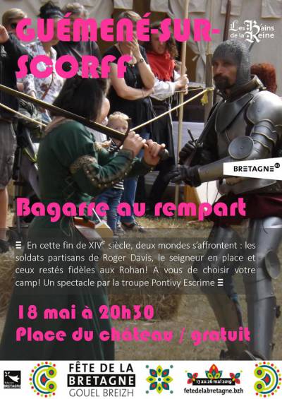 Fete de la Bretagne Bagarre au Rempart