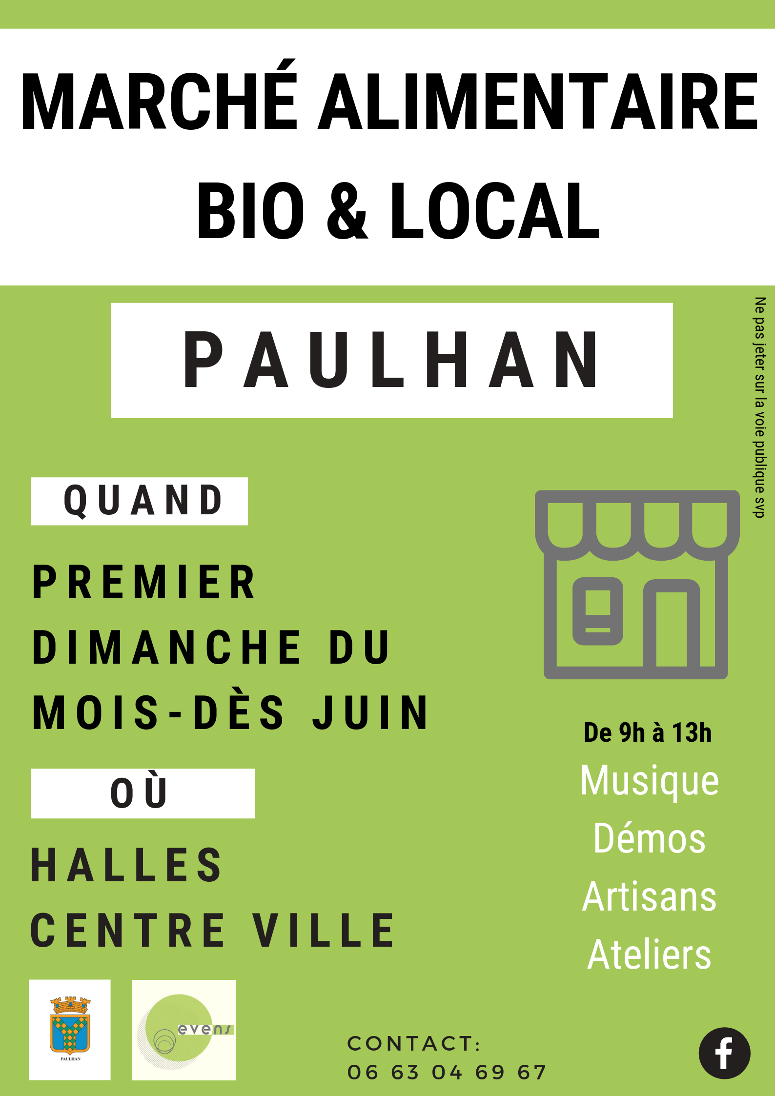 MARCHÉ ALIMENTAIRE BIO ET LOCAL DE PAULHAN