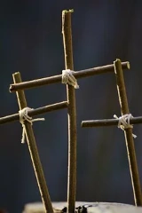 Messe du Vendredi saint SOLIGNY-LA-TRAPPE Abbaye de la Trappe (O.C.S.O) (Ordre Cistercien de la Stri