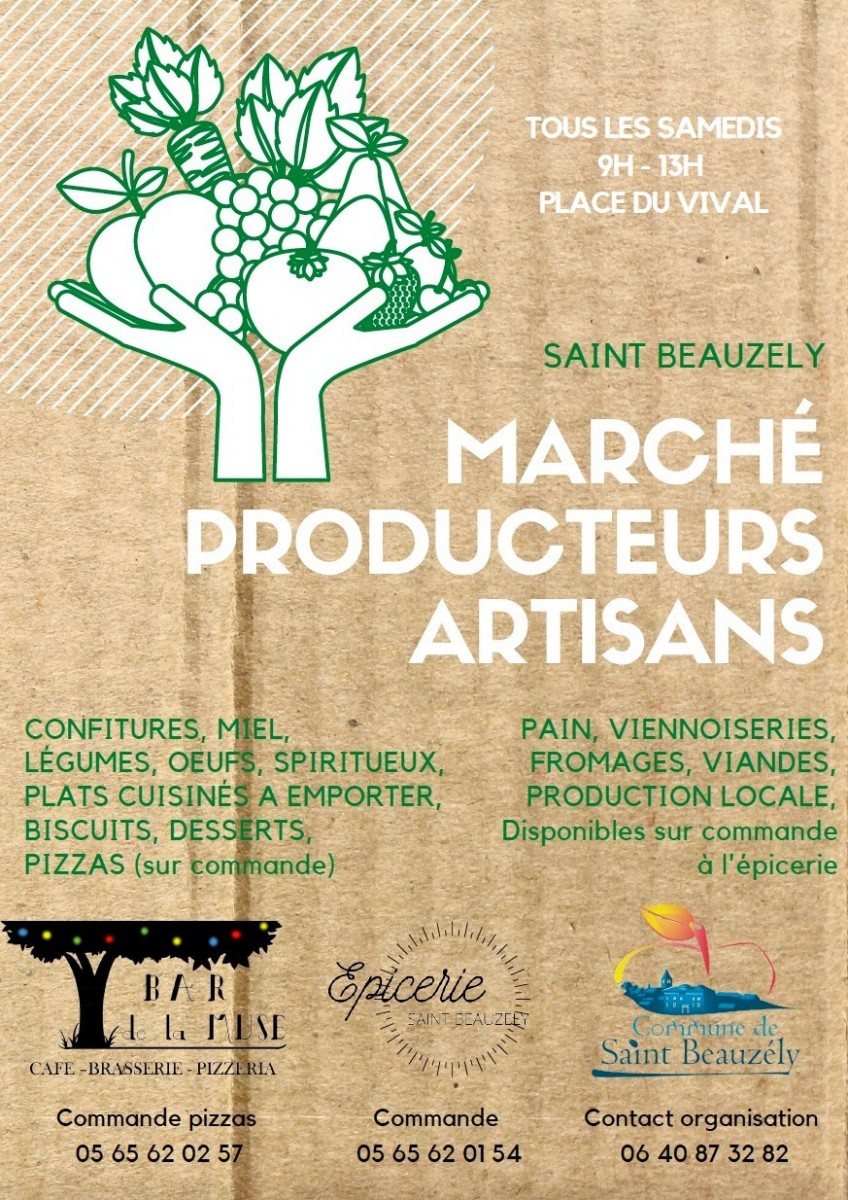 Marché hebdomadaire St Beauzély