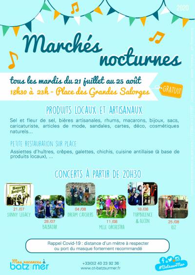 Marchés nocturnes- Place des Grandes Salorges