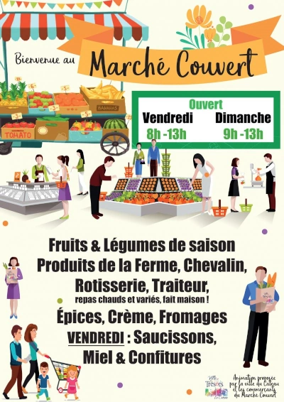 Le Marché Couvert du vendredi