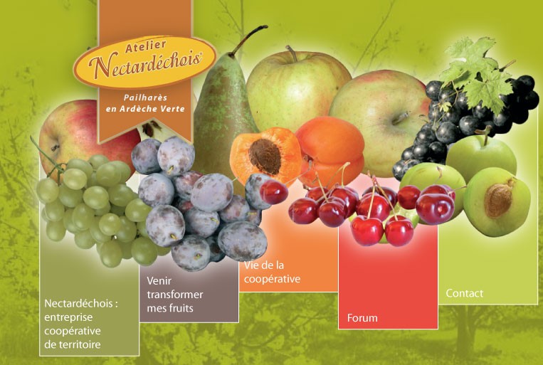 VENTE À L'ATELIER DE JUS ET NECTARS DE FRUITS