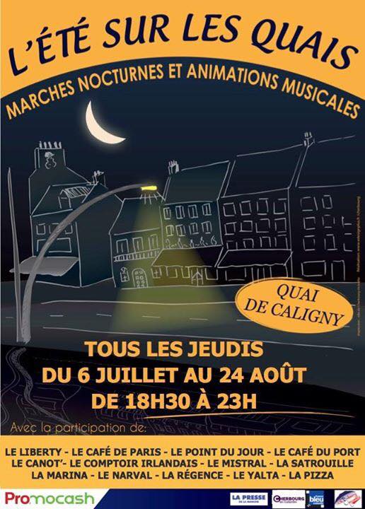 Cherbourg L'été sur les quais