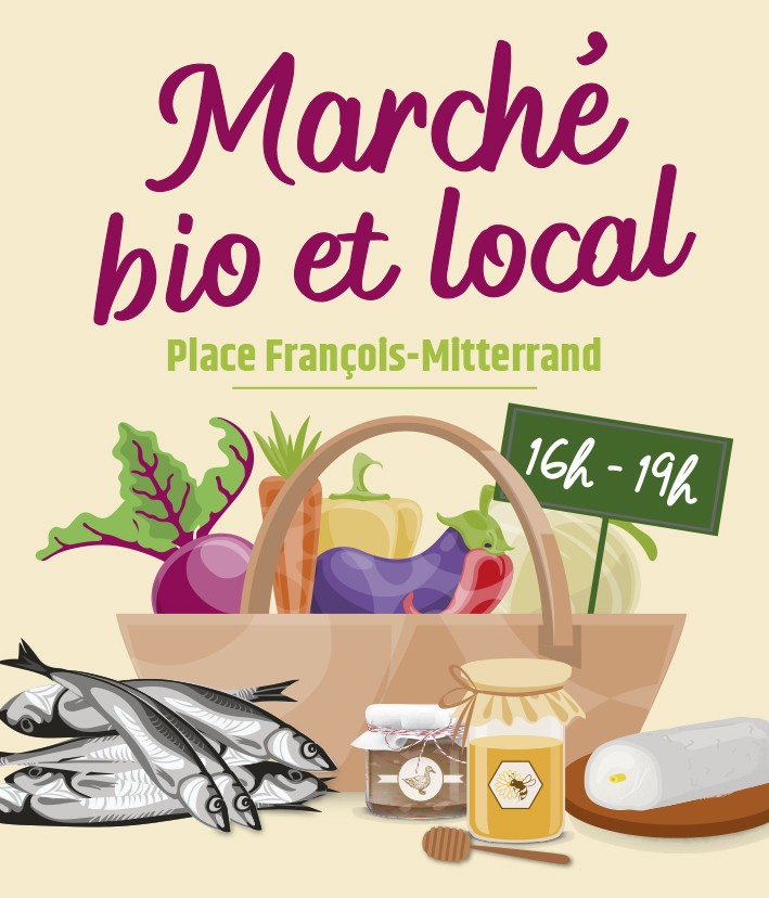 Marché bio et local
