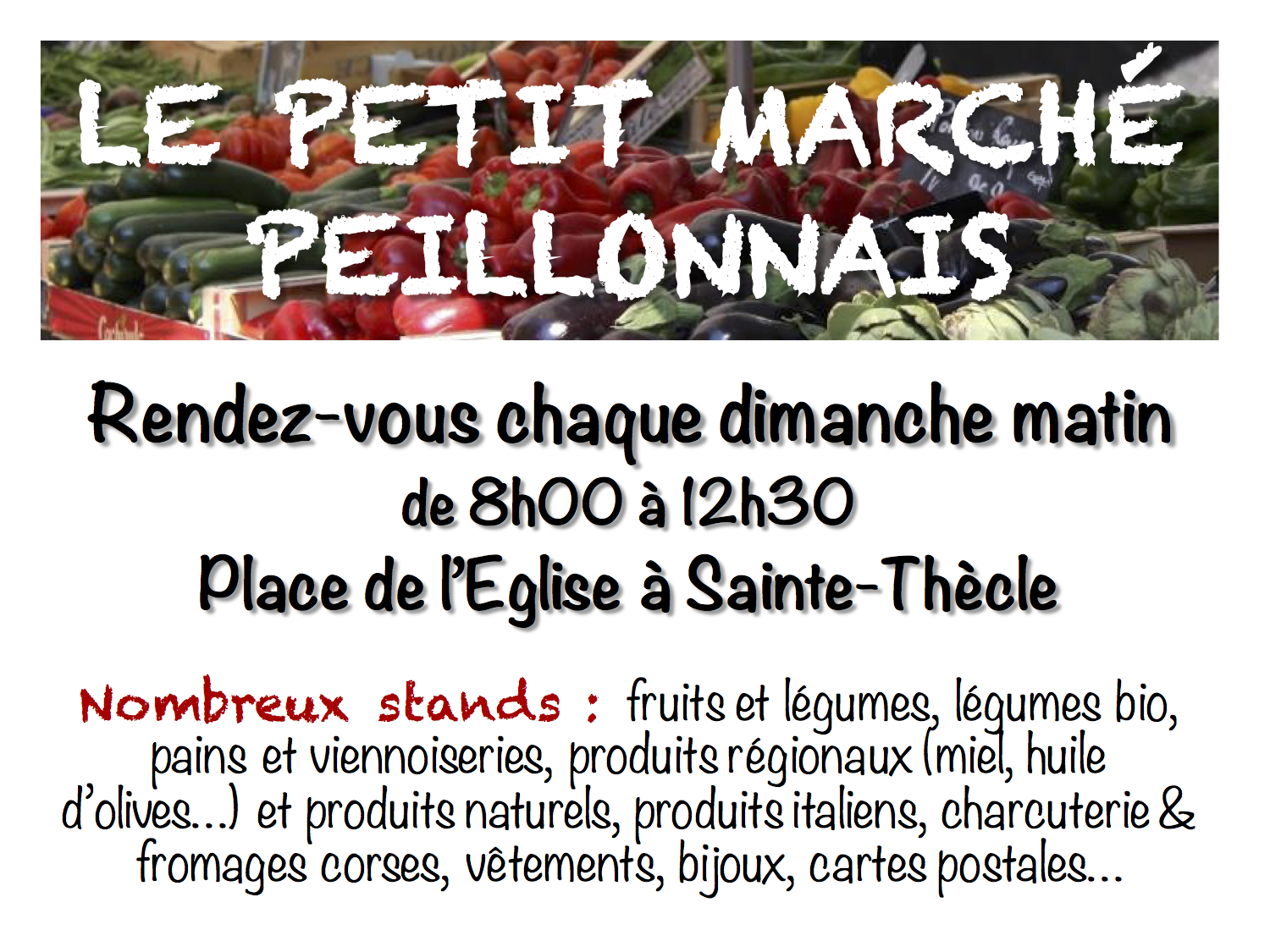 Le Petit Marché Peillonnais