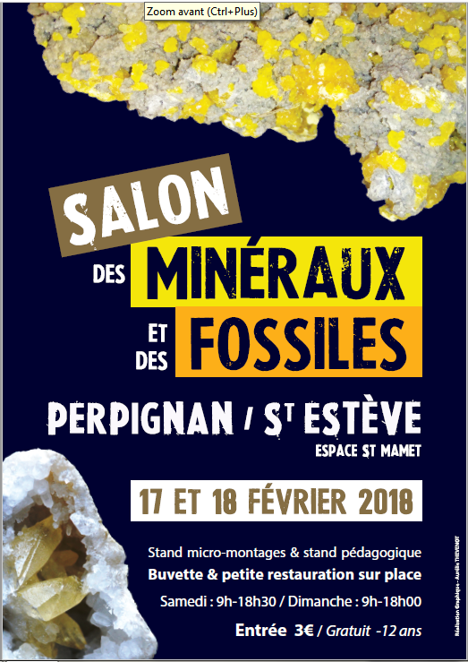 Salon de minéraux et fossiles de St Estève / Perpignan